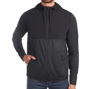 Kirkland Signature Men’s Mixed Media Jacket - BLACK